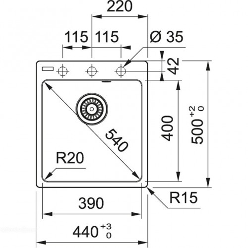 H1: Мойка Franke MARIS MRG 610-39 черный матовый - Fragranite, 114.0696.191, идеальное решение для вашей кухни
