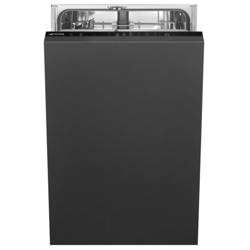 Посудомоечная машина Smeg 45 см - 9 комплектов, 6 программ, сенсорное управление, инверторный мотор, защита от протечек.
