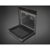Встраиваемый духовой шкаф SMEG Dolce Stil Novo с паром и пиролитической очисткой, 60 см, 19 функций, черное стекло Eclipse, медный профиль