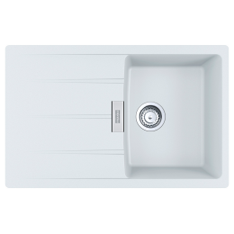 Мойка Franke Centro CNG 611/211-78, Fragranite+, 45 см, белая, SKU 114.0639.683