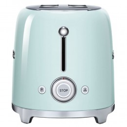 Тостер Smeg 50-х, 2 ломтика, нержавеющая сталь, автоматическая центровка, SKU tsf02pgeu