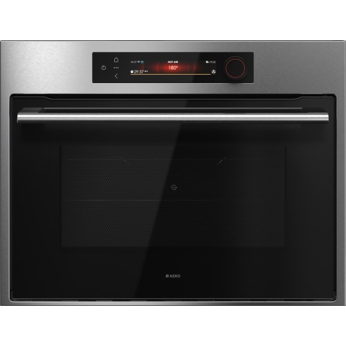 Встраиваемый духовой шкаф ASKO 745550 - Компактный 45 см, 50 л, 11 режимов, AirFry, TFT дисплей