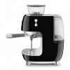 H1: Кофемашина SMEG EGF03BLEU с встроенной кофемолкой, черная - идеальный выбор для любителей эспрессо