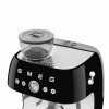 H1: Кофемашина SMEG EGF03BLEU с встроенной кофемолкой, черная - идеальный выбор для любителей эспрессо