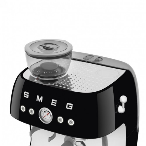 H1: Кофемашина SMEG EGF03BLEU с встроенной кофемолкой, черная - идеальный выбор для любителей эспрессо