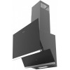 Вытяжка Korting 60 см с сенсорным управлением Touch, 3 режима, 450 м³/ч, таймер, алюминиевый фильтр, LED освещение, 50 дБ, черное стекло