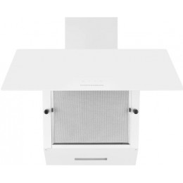 Вытяжка Kuppersberg f 605 w, наклонная, 60 см, 850 м³/ч, отвод/рециркуляция, 3 скорости, белый цвет