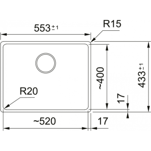 Мойка Franke 125.0696.177/ Best, Серия MARIS, Монтаж под столешницу, Fragranite, Мойка MRG 110-52 сахара