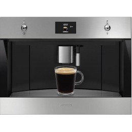 Кофемашина SMEG CMS4303XRU, автоматическая, нержавеющая сталь, 60 см, 45 см, капучинатор, регулировка крепости и температуры.
