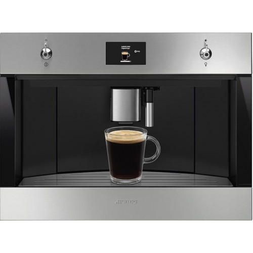Кофемашина Smeg CMS4303XRU - Автоматическая кофемашина 60 см, высота 45 см, нержавеющая сталь с защитой от отпечатков пальцев