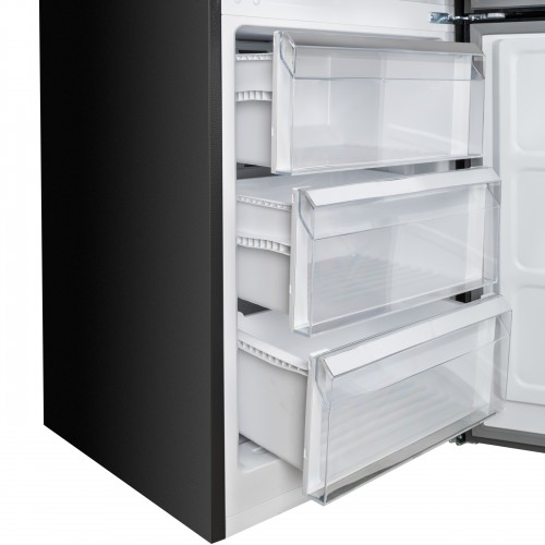 Холодильник Delonghi 1950x600x658 мм, 344 л, Total Frost Free, сенсорное управление, Fresh Zone, LED освещение