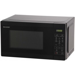 Микроволновая печь Sharp r2800rk, 20 л, 800 Вт, гриль, черный, 440x258x324 мм