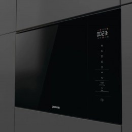 Микроволновая печь Gorenje BM201SG3DBG, 20 л, гриль, 15 автопрограмм, черная, ВxШxГ 38.6х59.4х31.7 см