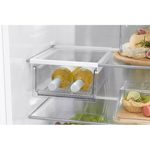 Встраиваемый холодильник Samsung, ВхШхГ 193.5x69x55 см, объем 389 (289+100) л, Twin Cooling, зона свежести, режим "Отпуск", No Frost, Wi-Fi, слайдерное крепление, энергоэффективность E