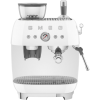 H1: Кофемашина-эспрессо SMEG EGF03WHEU с встроенной кофемолкой, белая - идеальный выбор для настоящих ценителей кофе