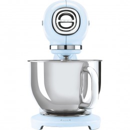 Планетарный миксер SMEG SMF05PBEU, 1000 Вт, 4.8 л, 10 скоростей, пастельный голубой