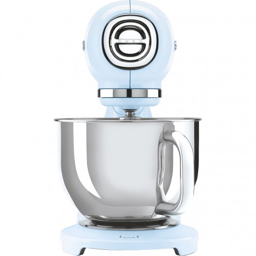 Планетарный миксер SMEG 1000 Вт, 4.8 л, 10 скоростей - Пастельный голубой, стиль 50-х годов