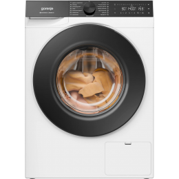 Стиральная машина Gorenje/ Стиральная машина Gorenje, отдельностоящая, ВхШхГ 850х600х540 мм, загрузка 9 кг, 15 программ, 1400 об/мин, поворотное/сенсорное управление, цифровой дисплей, Wi-Fi, пар, дозагрузка белья, мотор Inverter Power Drive, цвет белый