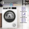 Сушильная машина Serie 4 с тепловым насосом, 9 кг, класс A++, LED-дисплей, программы для синтетики и хлопка