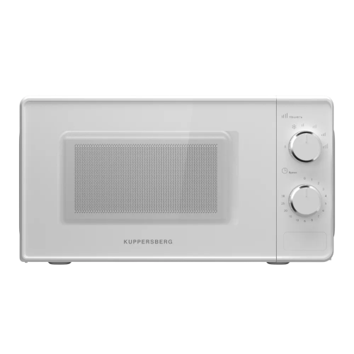 Микроволновая печь KUPPERSBERG/ Микроволновая печь KUPPERSBERG, отдельностоящая, 5 уровней мощности, объем 20 л, гриль, поворотный переключатель, таймер, блокировка от детей, поворотный стол, цвет белый