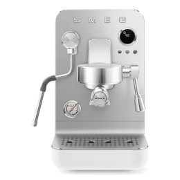 Кофемашина Smeg EMC02WHMEU, 15 бар, белая, кнопочное управление