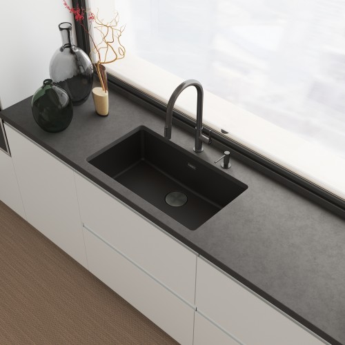 Смеситель Franke 120.0736.603/ Best, Смеситель Maris Slim Clear Water J Pulldown AN, антрацит