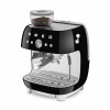 H1: Кофемашина SMEG EGF03BLEU с встроенной кофемолкой, черная - идеальный выбор для любителей эспрессо