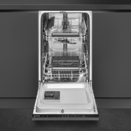 Посудомоечная машина SMEG ST4522DIN, 45 см, 9 комплектов, 6 программ, инверторный мотор