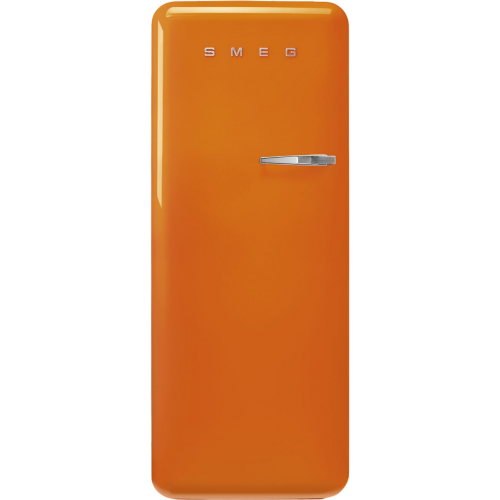 Холодильник SMEG/ Холодильник SMEG, отдельностоящий, стиль 50-х, однокамерный, внутренняя морозильная камера, объем 270 л, инверторный компрессор, энергоэффективность С, цвет оранжевый