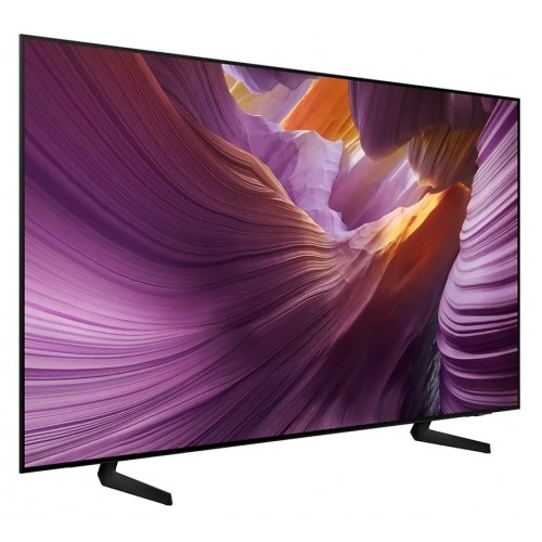 Телевизор 65'' Samsung/ 65", OLED, Ultra HD, Tizen Smart TV, 120 Hz, HDR10+, Wi-Fi, Voice, DVB-T2/C/S2, Bluetooth, CI+(1.4), FreeSync Premium, 2.0Ch 20W, OTS Lite, 4HDMI, 2USB, Black 2025
