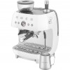H1: Кофемашина-эспрессо SMEG EGF03WHEU с встроенной кофемолкой, белая - идеальный выбор для настоящих ценителей кофе