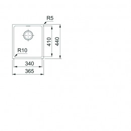 Мойка Franke 125.0443.350, Тектонайт, SID 110-34, оникс авт.