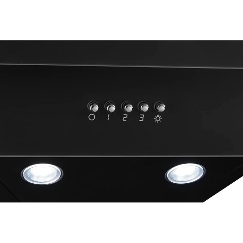 Наклонная вытяжка MONSHER 50 см - 700 м³/ч, механическое управление, 3 скорости, LED освещение, металлические фильтры, отвод/рециркуляция