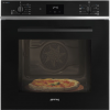 Встраиваемый духовой шкаф SMEG Selezione 60 см с паром, 9 режимами, LED дисплеем и таймером