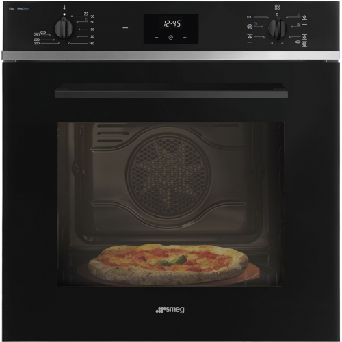 Встраиваемый духовой шкаф SMEG Selezione 60 см с паром, 9 режимами, LED дисплеем и таймером