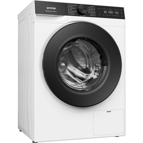 Стиральная машина Gorenje/ Стиральная машина Gorenje, отдельностоящая, ВхШхГ 850х600х540 мм, загрузка 9 кг, 15 программ, 1400 об/мин, поворотное/сенсорное управление, цифровой дисплей, Wi-Fi, пар, дозагрузка белья, мотор Inverter Power Drive, цвет белый