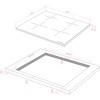 Варочная поверхность Kuppersberg 59 см, индукция, 9 уровней мощности, Flexi-zone, слайдерное управление, черная - High-Tech решение для кухни