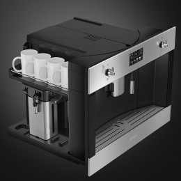 Кофемашина SMEG CMS4303XRU, автоматическая, нержавеющая сталь, 60 см, 45 см, капучинатор, регулировка крепости и температуры.