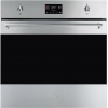 Встраиваемая электрическая духовка SMEG Classica 60 см с пиролизом и 10 функциями - Нержавеющая сталь