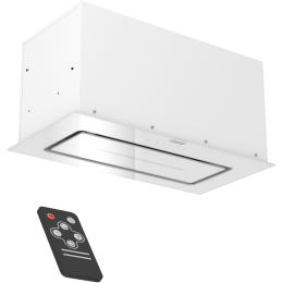 Вытяжка Franke 305.0738.596/ Best, Вытяжка LUCE 60 WH, Встраиваемая вытяжка, воздухопроизводительность 1000 м3/ч, периметральное всасывание, сенсорное управление, пульт ДУ в комплекте, таймер остаточного хода, LED лента, цвет: белый