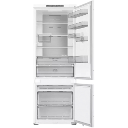 Встраиваемый холодильник Samsung, ВхШхГ 193.5x69x55 см, объем 389 (289+100) л, Twin Cooling, зона свежести, режим "Отпуск", No Frost, Wi-Fi, слайдерное крепление, энергоэффективность E