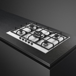 Встраиваемая газовая панель SMEG px375, 72,5 см, нержавеющая сталь