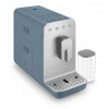Автоматическая кофемашина Smeg 1350 Вт с регулировкой помола, подсветкой и 19 бар давления - синяя