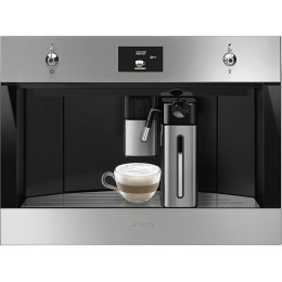 Кофемашина SMEG CMS4303XRU, автоматическая, нержавеющая сталь, 60 см, 45 см, капучинатор, регулировка крепости и температуры.