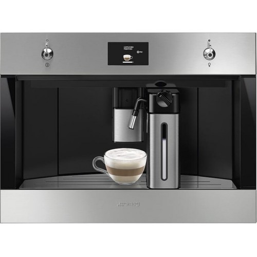 Кофемашина Smeg CMS4303XRU - Автоматическая кофемашина 60 см, высота 45 см, нержавеющая сталь с защитой от отпечатков пальцев