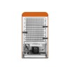 Холодильник SMEG 50-х годов, однокамерный, оранжевый, 122 л, с морозильной камерой и компрессором, класс D
