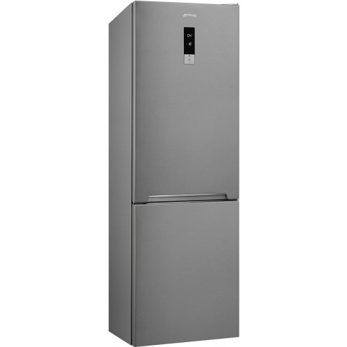 Холодильник SMEG 1860x595x650, No Frost, 324 л, Энергоэффективность Е, Нержавеющая сталь, Многопоточная система охлаждения