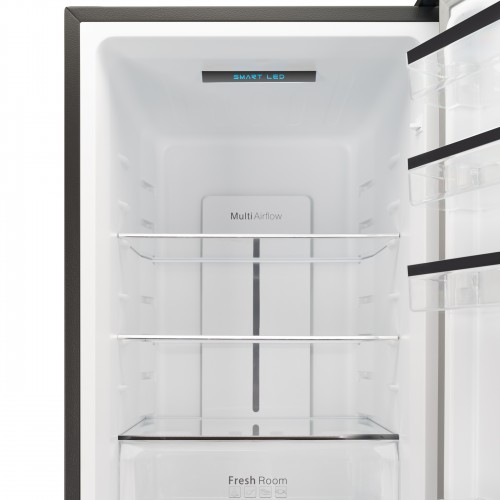 Холодильник Delonghi 1950x600x658 мм, 344 л, Total Frost Free, сенсорное управление, Fresh Zone, LED освещение