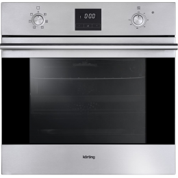Встраиваемый духовой шкаф Korting OKB 760 FX, 59.8x59.5x56 см, 6 режимов, гриль, конвекция, таймер, нержавеющая сталь