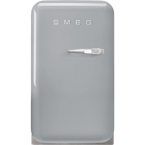 Холодильник SMEG 50-х годов, однокамерный, 34 л, серебристый, энергоэффективность С